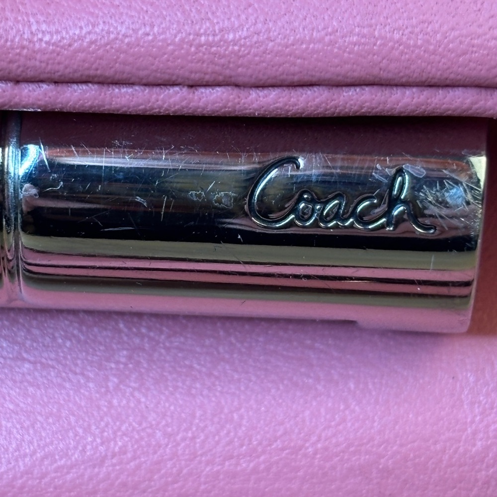 Vintage Coach Kristin Pink Leather‎ Hobo Bag - Picture 4 of 16